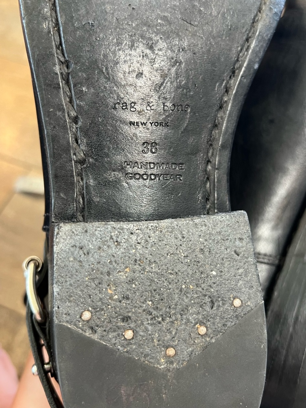 Rag & Bone Oliver leather moto boots retails $595 - Picture 10 of 10